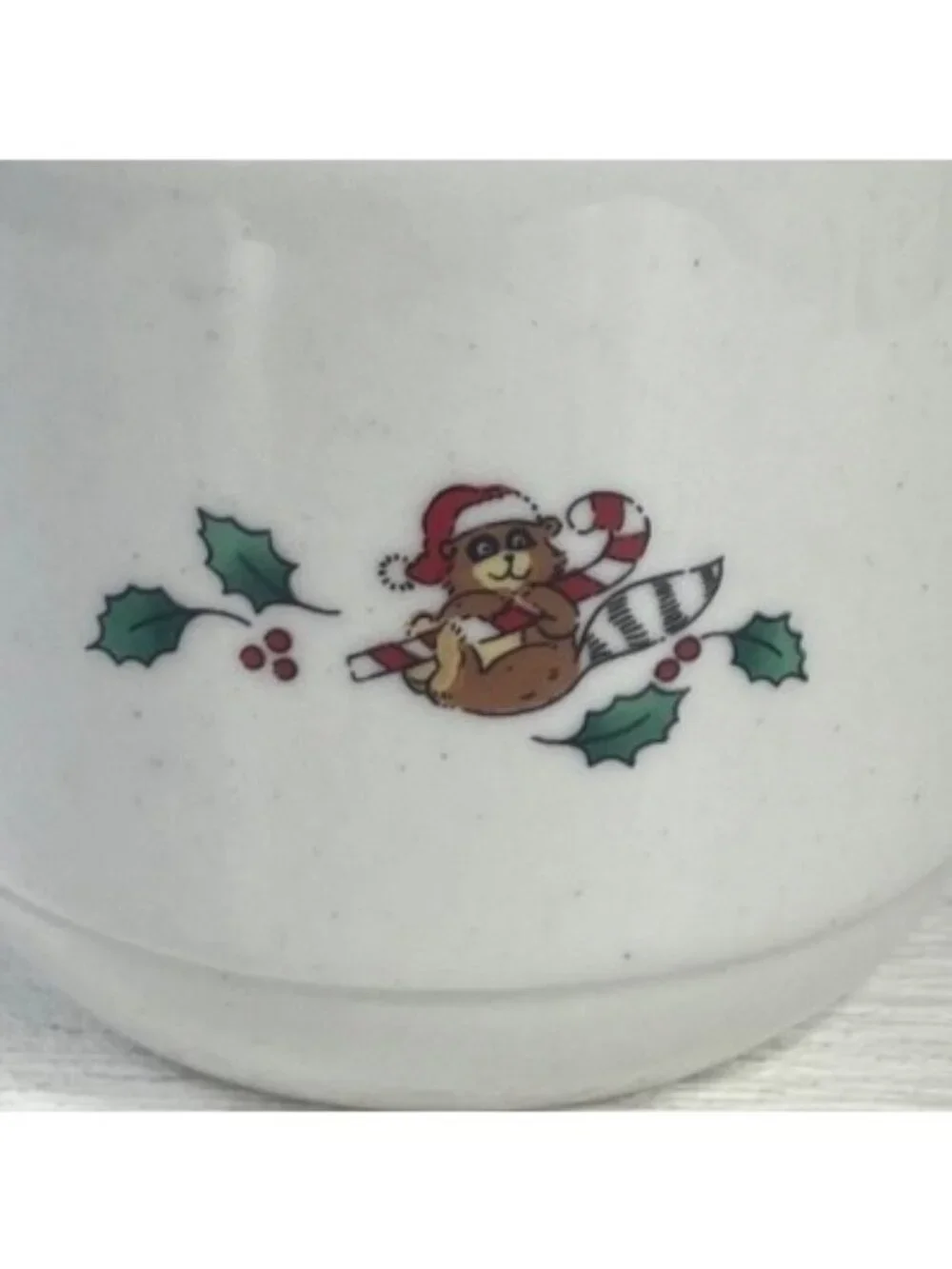 Whimsical Christmas Ceramic Creamer Pitcher The Salem China Co. Holiday